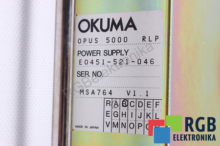 OKUMA E0451-521-046 OPUS5000 RLP MSA764