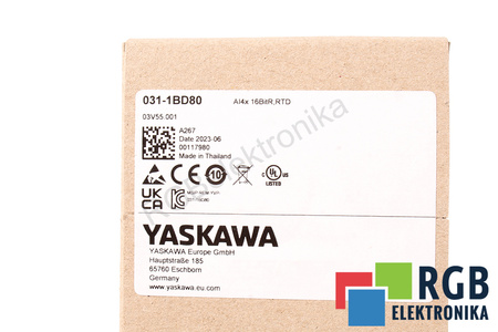 VIPA 031-1BD80 SM 031 SLIO ANALOG INPUT MODULE