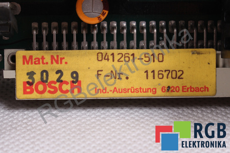 BOSCH 041261-510 NT400