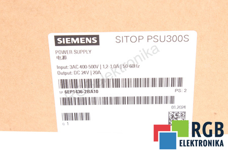 SIEMENS 6EP1436-2BA10 SITOP PSU300S