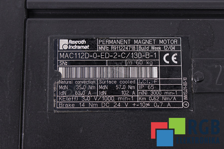 BOSCH REXROTH MAC112D-0-ED-2-C/130-B-1 R911224718