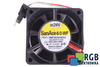 SANYO DENKI 9WF0624H4D03 60X60X25MM, 24V VENTILÁTOR