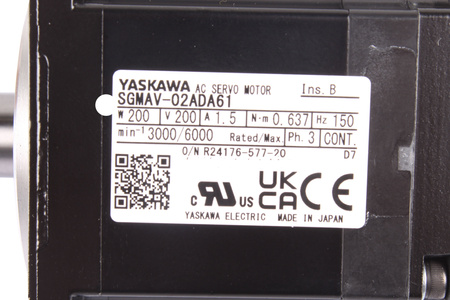 YASKAWA SGMAV-02ADA61-OY SGMAV-02ADA61