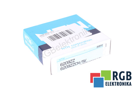 NTN 6209ZZCM/5K 7800RPM, 45X85X19 36KN, 20.4KN LOŽISKO