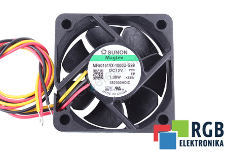 SUNON MF50151VX-G99-A MF50151VX-1000U-G99 50X50X15MM, 12V VENTILÁTOR