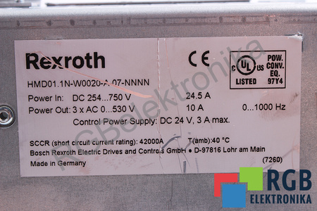 BOSCH REXROTH HMD01.1N-W0020-A-07-NNNN