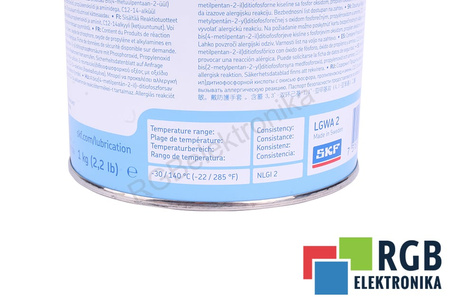 SKF LGWA 2/1 MAZIVO NA VYSOKÉ ZAŤAŽENIE LOŽÍSK