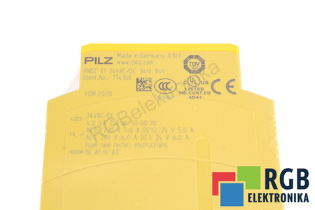 PILZ PNOZ X1 24VAC/DC 3N/O 1N/C 774300 BEZPEČNOSTNÉ RELÉ