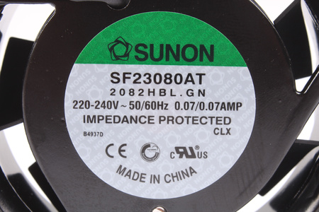 SUNON SF23080AT2082HB 80X80X25MM, 230V, 0.07A VENTILÁTOR