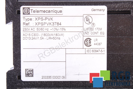 TELEMECANIQUE XPS-PVK XPSPVK3784