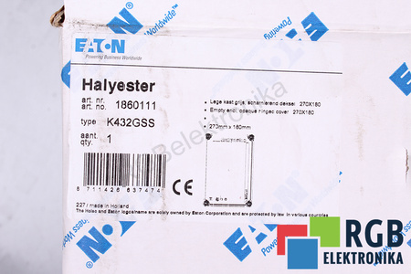 EATON IDT K432GSS IP66 270X180MM KRYT