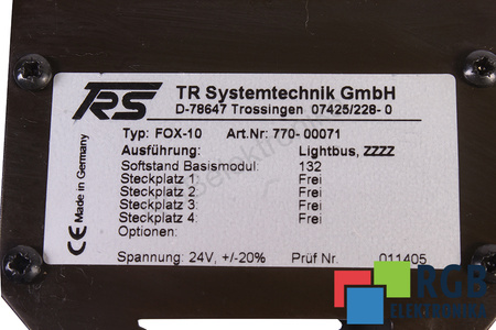 TRS FOX-10 770-00071