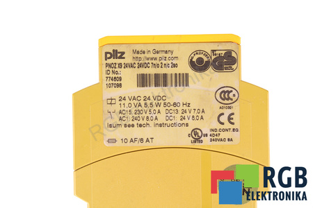 PILZ PNOZ X9 24VDC 7N/O 2 N/C 2SO 774609 BEZPEČNOSTNÉ RELÉ