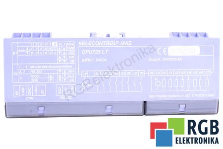 SELECTRON CPU725 LT SELECONTROL MAS