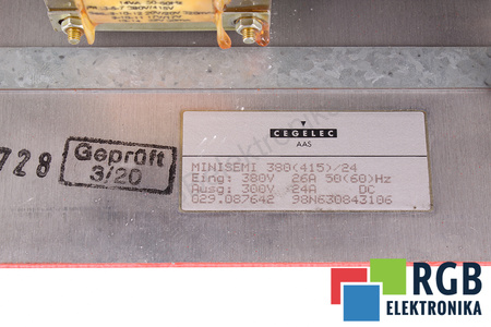 CEGELEC 029.087642 MINISEMI 380