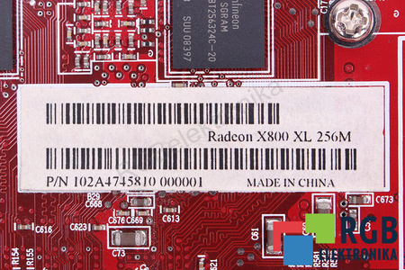 ATI X800XL ATI RADEON PRE VIVID 7