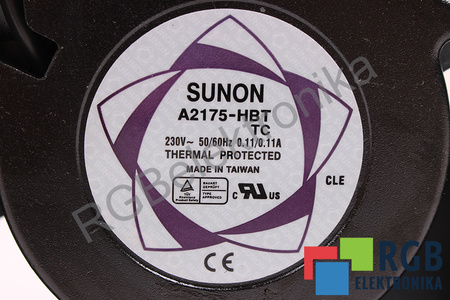 SUNON A2175-HBT 230VAC 0.11A VENTILÁTOR