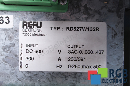 REFU ELEKTRONIK RD527W132R