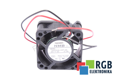 NMB TECHNOLOGIES 04020VA-24P-AA 40X40X20MM, 24V, 0.13A VENTILÁTOR