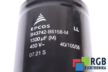 KONDENZÁTOR EPCOS B43742-B5158-M 1500UF, 450V