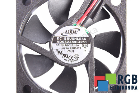 ADDA AD0524MB-G70 50X50X10MM, 24V, 0.10A VENTILÁTOR