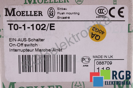 MOELLER T0-1-102/E ART.NO. 088709 ODPOJOVAČ