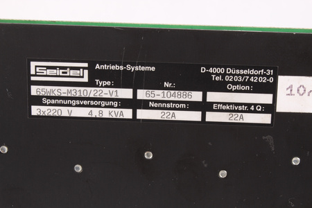 SEIDEL 65WKS-M310/22-V1