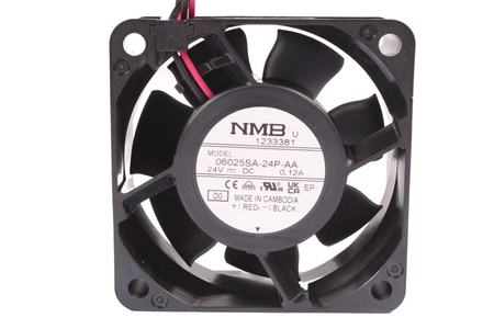 NMB TECHNOLOGIES 06025SA-24P-AA NÁHRADA K 2410ML-05W-B50 60X60X25MM, 24V, 0.12A VENTILÁTOR
