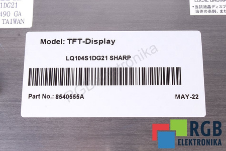 SHARP LQ104S1DG21 10.4" LCD DISPLEJ