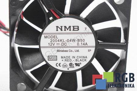 MINEBEA 2004KL-04W-B50 50X50X10MM, 12V, 0.14A VENTILÁTOR