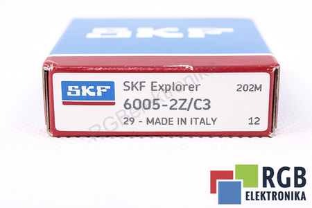 SKF 6005-2Z/C3 25X47X12 32000RPM, 16000RPM, 25X47X12, 11.9KN, 6.55KN LOŽISKO