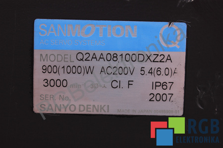 SANYO DENKI Q2AA08100DXZ2A