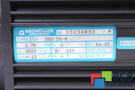 BAUMÜLLER DSG56-M 1.75KW
