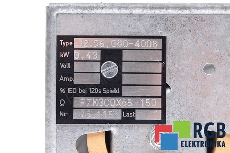 KEB FZM300X65-150 PRE 12.56.080-4008 BRZDIACI REZISTOR