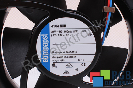 EBM PAPST 4184NXH 120X120X38MM 11W 24V, 0.46A VENTILÁTOR