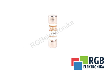 RÝCHLA TAVNÁ POISTKA LITTELFUSE 0KLK004.T KLK4A 10.31MM, 38.1MM 4A 600VAC 500VDC
