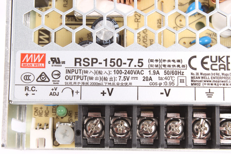 MEAN WELL RSP-150-7.5 ZDROJ