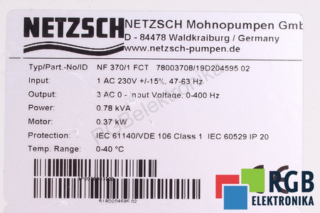NETZSCH NF370/1