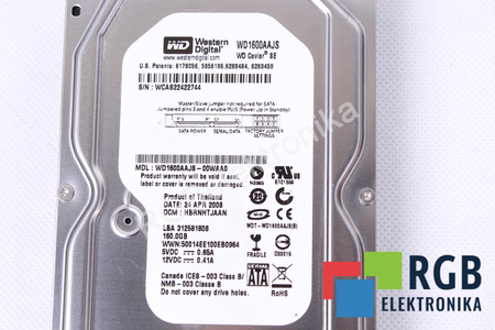 DIGITAL WD1600AAJS00WAA0 160GB SATA