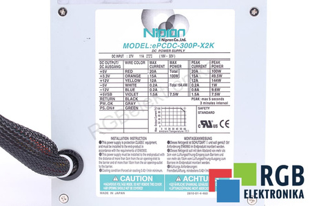 NIPRON EPCDC-300P-X2K ZDROJ PRE POČÍTAČ