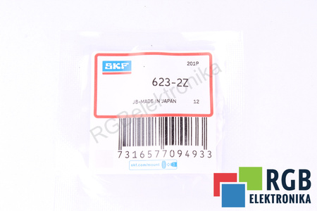 SKF 623-2Z 130000RPM, 60000RPM, 3X10X4, 0.54KN, 0.18KN LOŽISKO