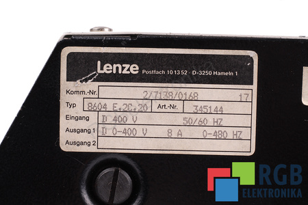 LENZE 8604_E.2C.20 8600 8604E.2C.20