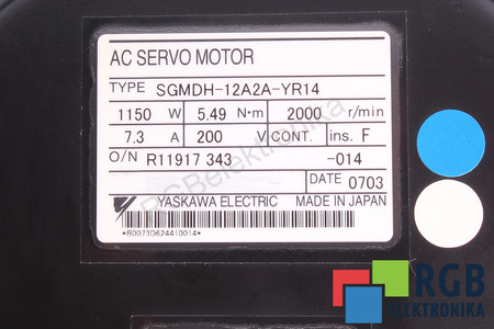 YASKAWA SGMDH-12A2A-YR14