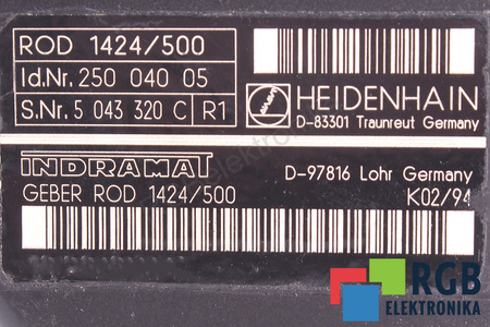 HEIDENHAIN ROD1424/500 ID.NR.25004005 ENKODÉR
