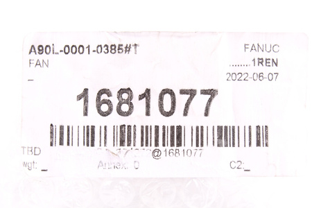 FANUC A90L-0001-0385#T 109P0424H6D17 40X40X20MM, 24V VENTILÁTOR