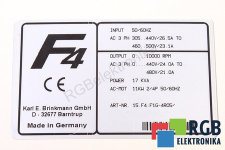 KEB 15.F4.F1G-4R05 COMBIVERT