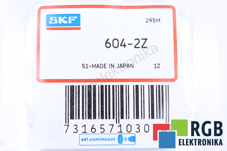 SKF 604-2Z 4X12X4 LOŽISKO