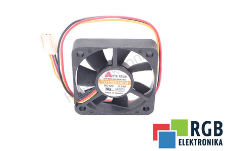 Y.S.TECH FD125010EB 50X50X10MM, 12V, 0.18A VENTILÁTOR