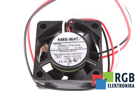 MINEBEA 1606KL-01W-B39 40X40X15MM, 5V VENTILÁTOR