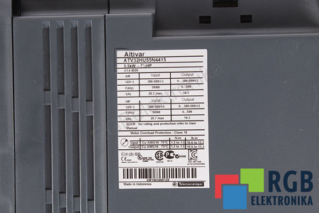 SCHNEIDER ELECTRIC ATV320U55N4B ALTIVAR 320